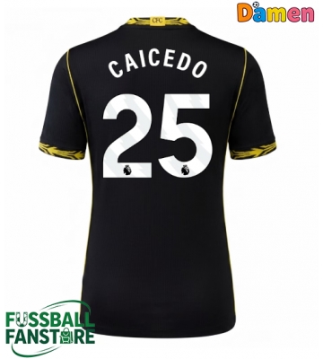 Chelsea Moises Caicedo #25 Replik Auswärtstrikot Damen 2026-27 Kurzarm